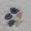 Geschenkdoosje met 5 Ruwe Kristallen – Een krachtig Set voor Balans, Bescherming en Spirituele Groei