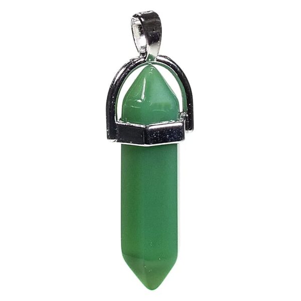 groene aventurijn hanger, op neutrale achtergrond