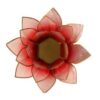 Sfeerlicht Lotus rood/roze met goudrand
