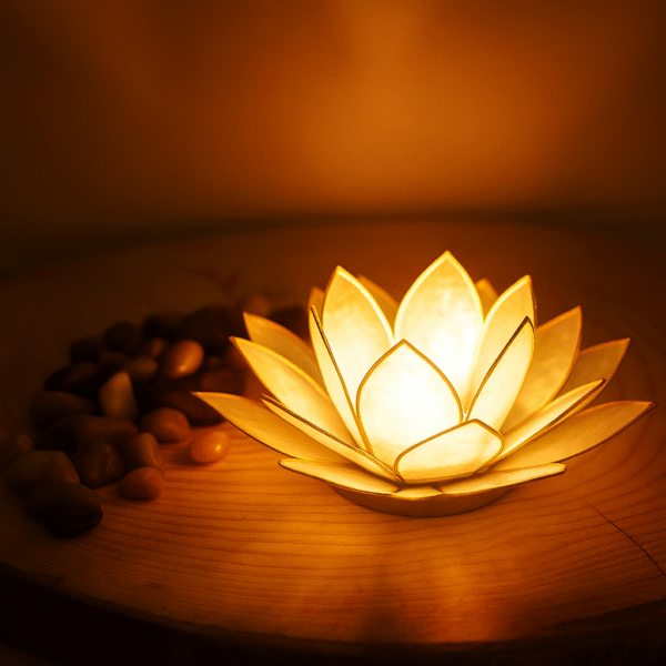 sfeerlicht lotus wit