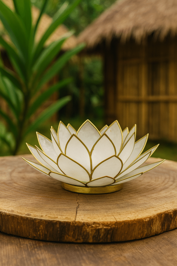 sfeerlicht lotus wit