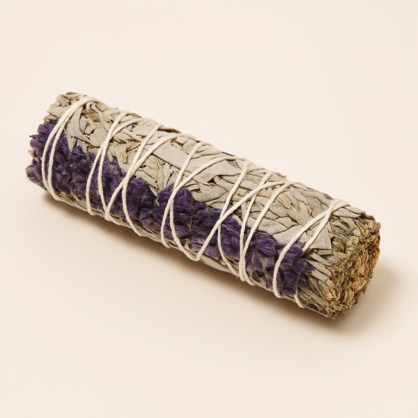 witte salie en lavendel
