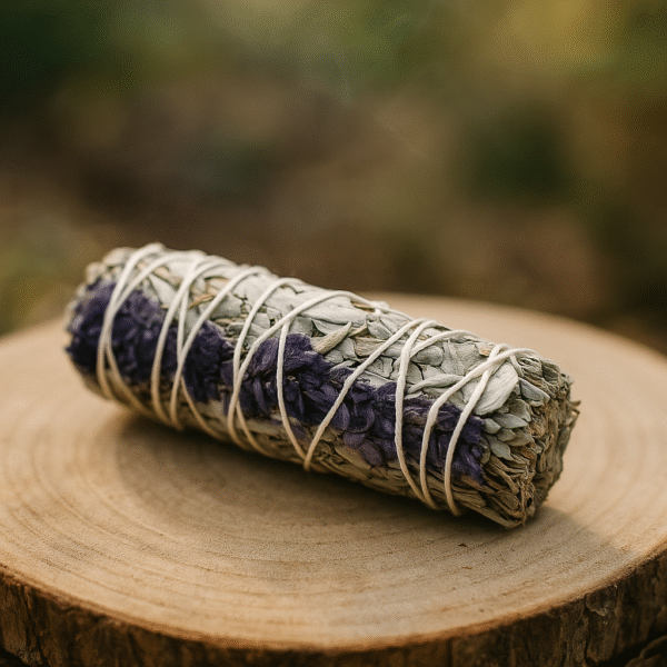 witte salie en lavendel