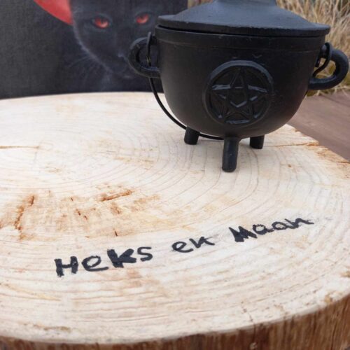 Cauldron (heksenketel) met pentagram