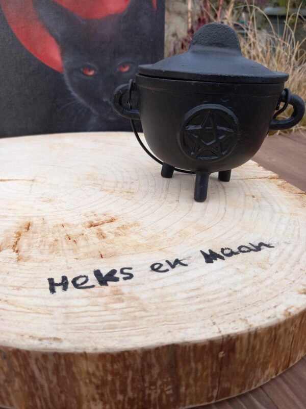 Cauldron (heksenketel) met pentagram