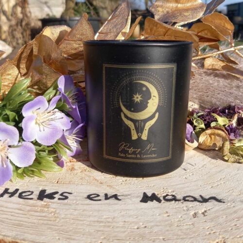 Manifestatiekaars Purifying Moon met Amethist