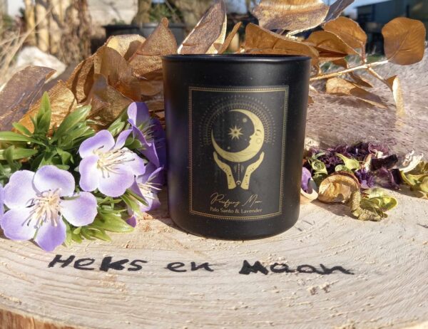 Manifestatiekaars Purifying Moon met Amethist