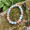 Aquamarijn, Rozenkwarts, Amazoniet & Thuliet Armband – De Steen van Liefdevolle Communicatie en Zelfexpressie